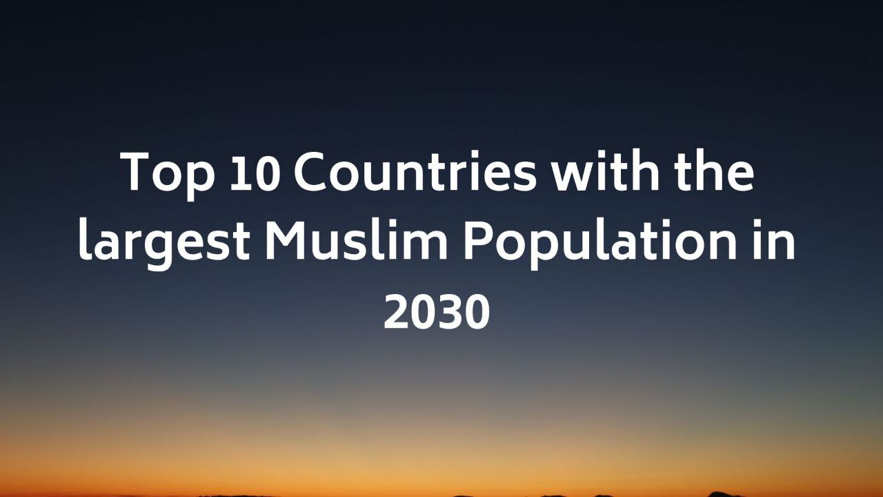 Top 10 Countries with the Largest Muslim Populations in 2030